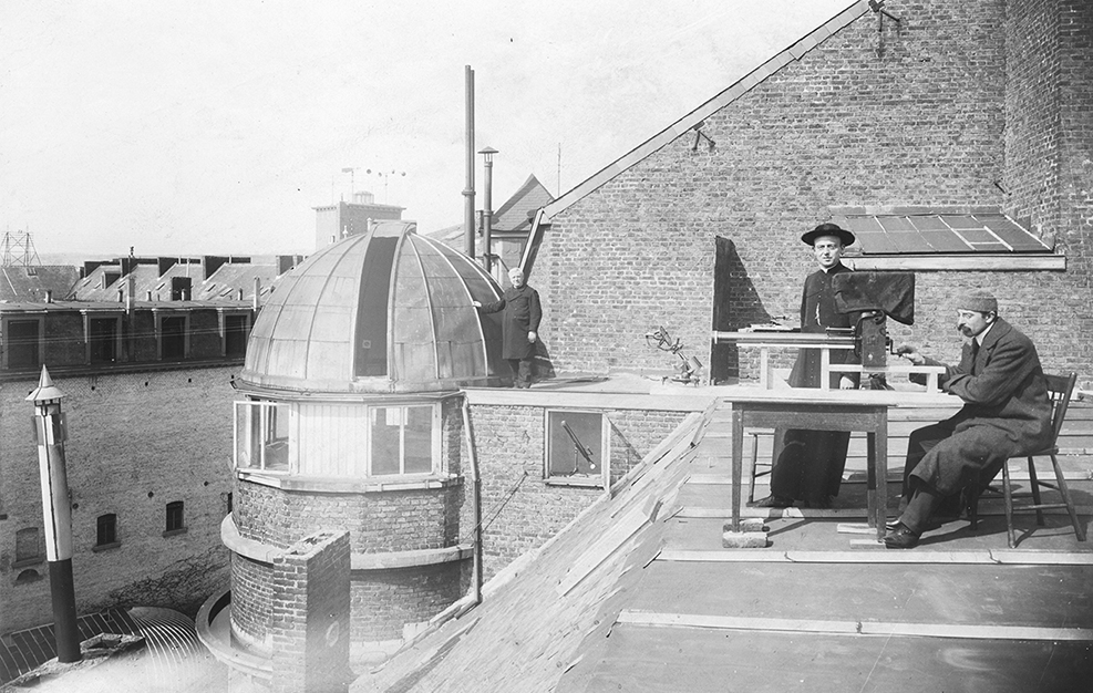 Observatoire du collège Notre Dame de la Paix à Namur.